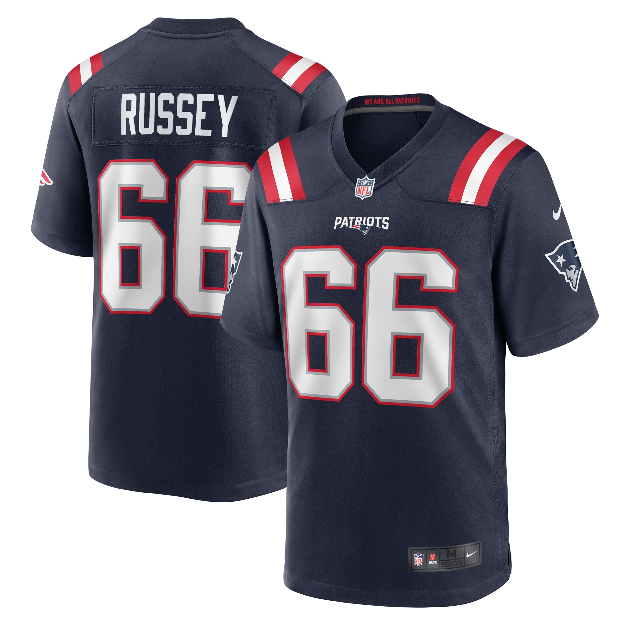 Kody Russey New England Patriots Game Player Jersey – Navy