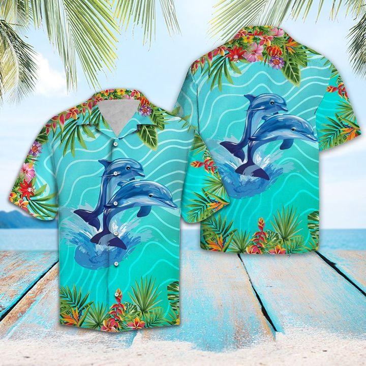 Dolphin Hawaiian Shirt | For Men & Women | Adult | Hw1054