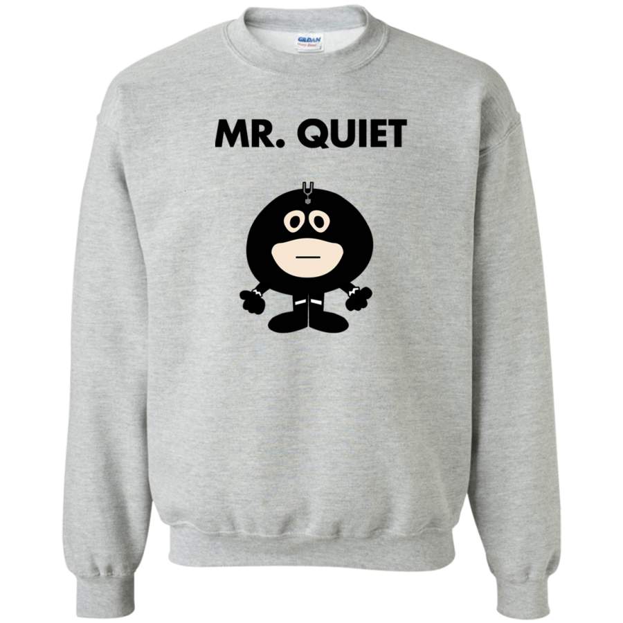 AGR Black Bolt – Mr Quiet Crewneck Pullover Sweatshirt