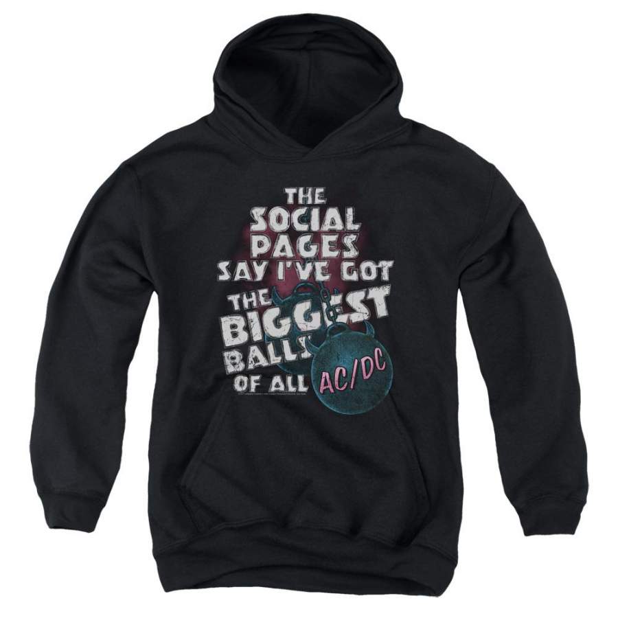 AC/DC Big Balls Youth Hoodie (Ages 8-12)