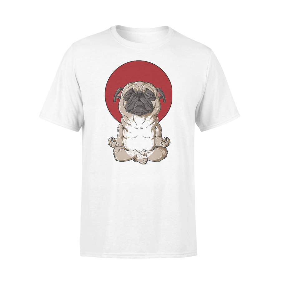 Bulldog Yoga Blood Moon T-shirt