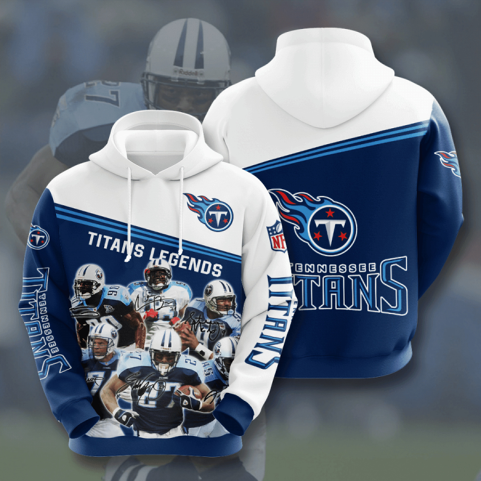 Tennessee Titans 3D Hoodie Style 3