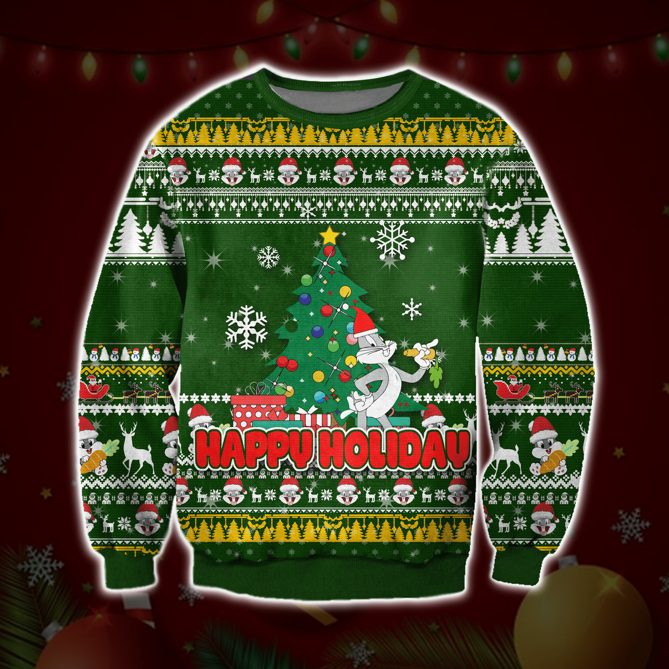 Bugs Bunny Ugly Christmas Sweater