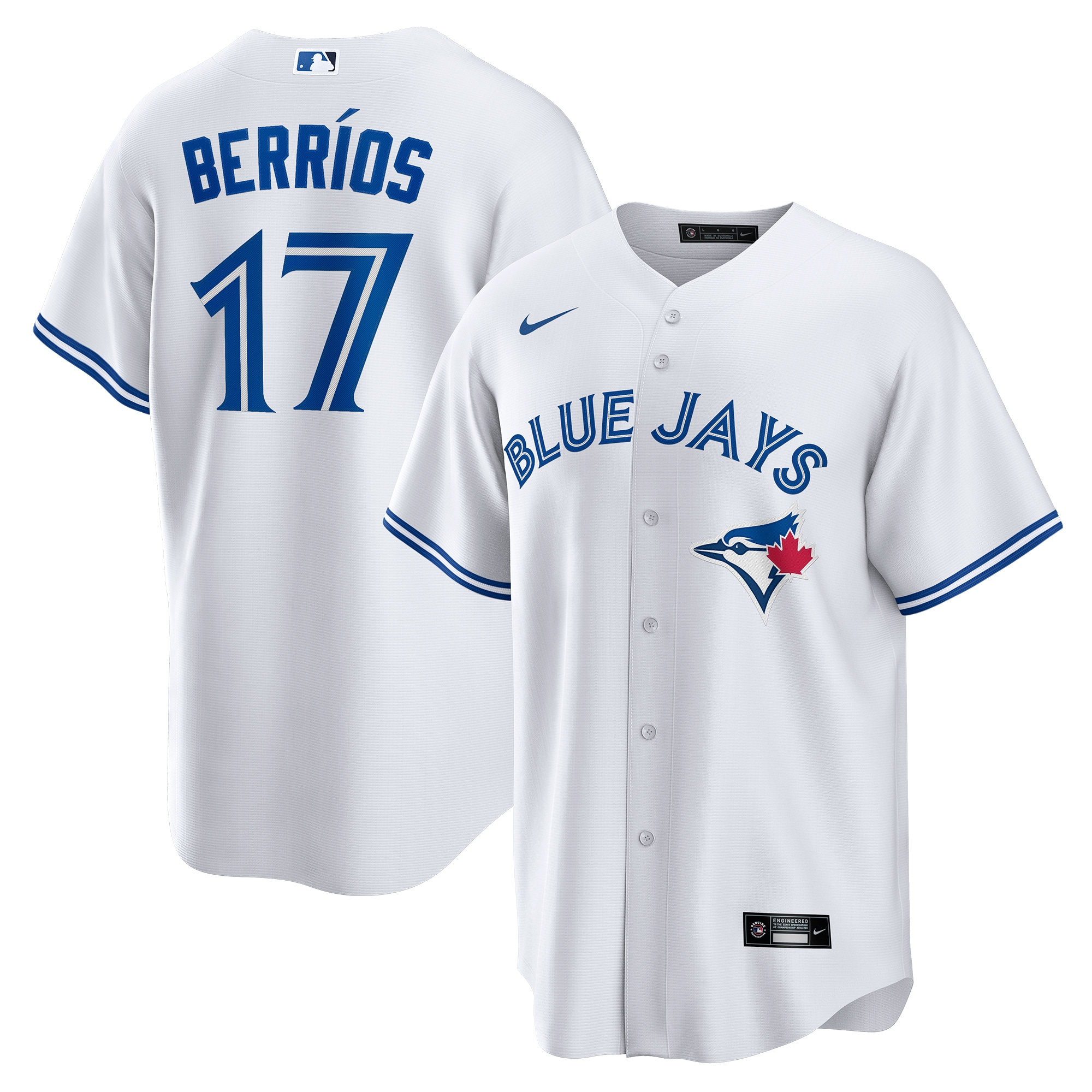 José Berríos Toronto Blue Jays Home Replica Player Jersey – White