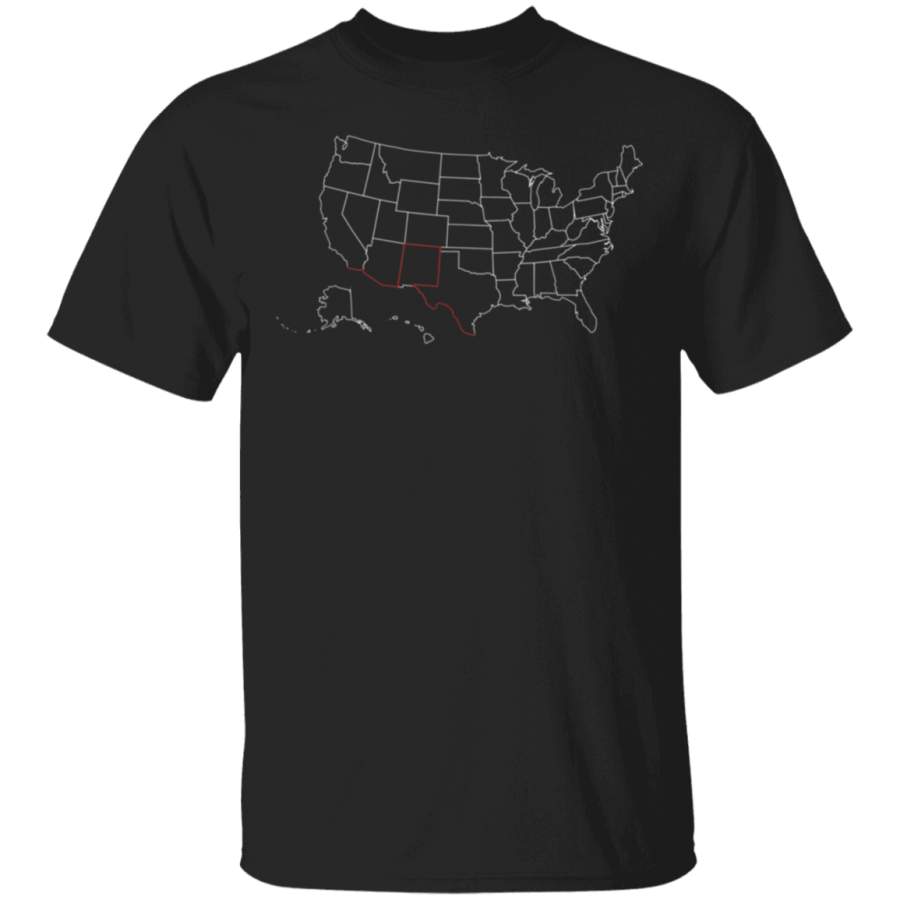 Colorado New Mexico Border Wall Plans  TShirt