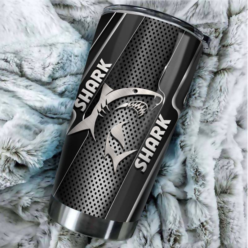 Artsyhomes [Tumbler] Shark Metal Stainless Steel-274