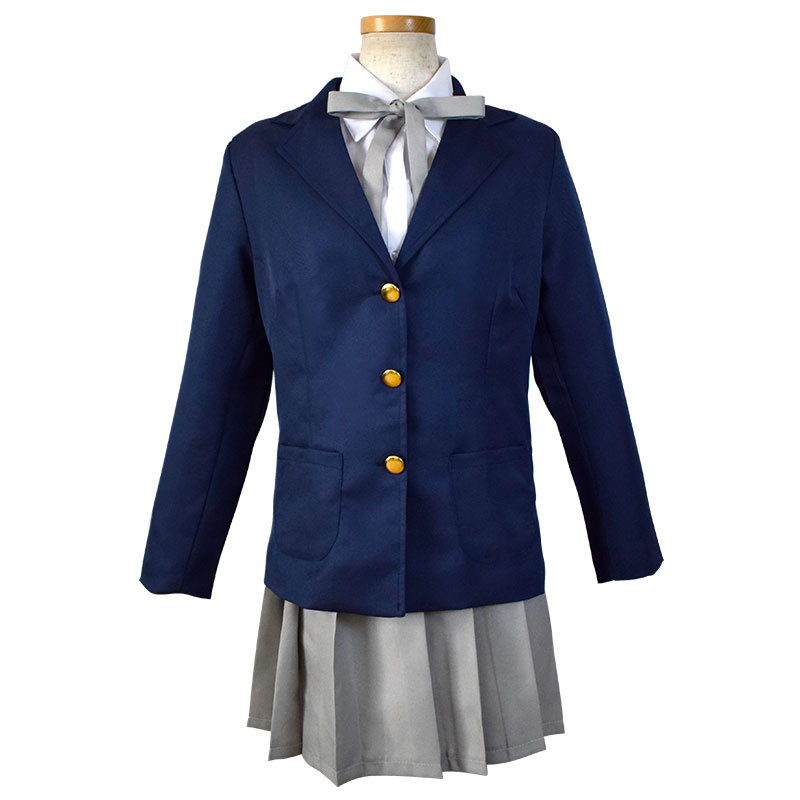 Anime K-ON！Akiyama Mio Cosplay Costumes School Uniform With Wig Shoes Halloween Christmas Party Uniform For Women alx