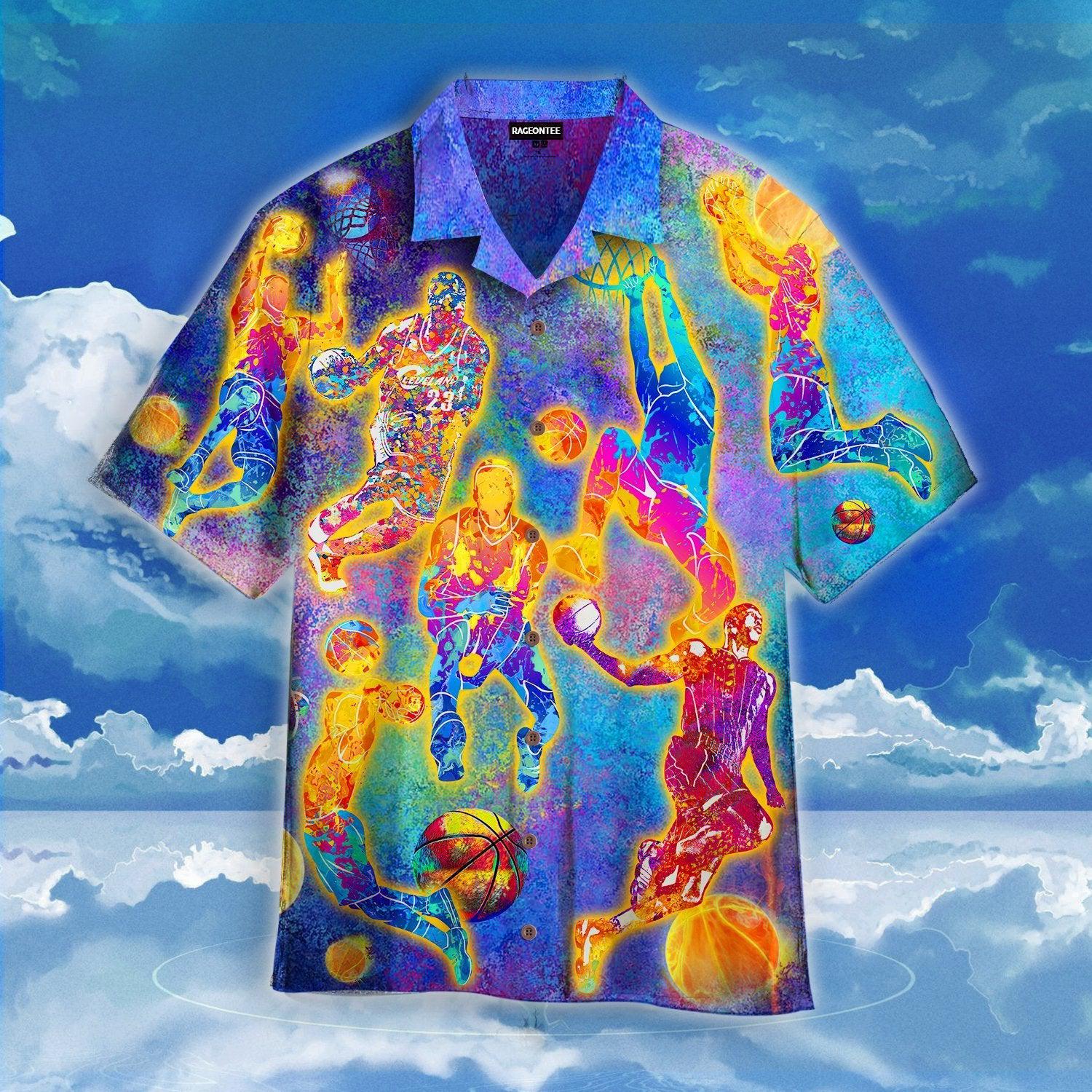 Colorful Basketball Player Hawaii Shirt For Men Women Ha91186