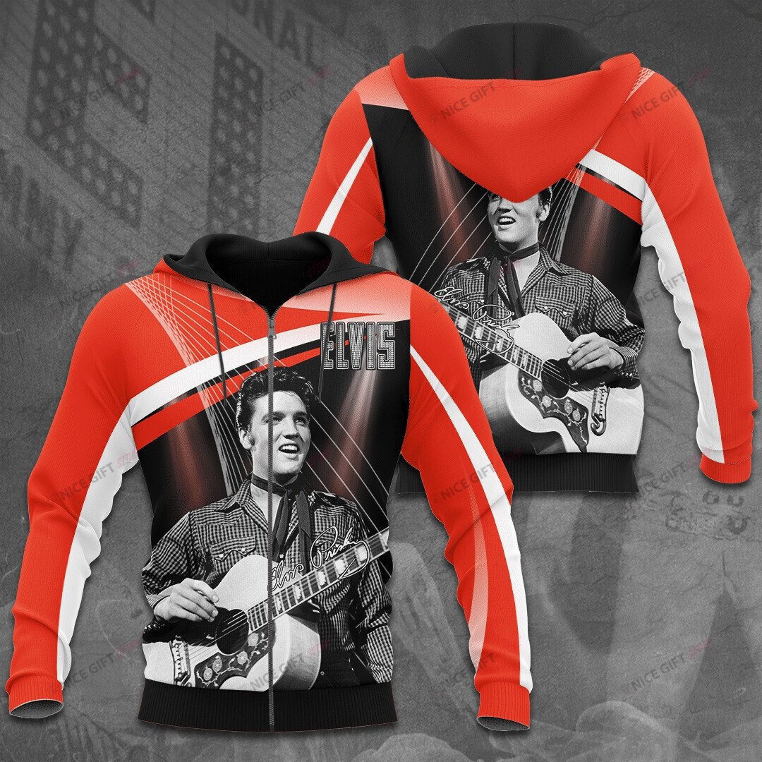 Elvis Presley Zip Hoodie 3D 3Zh-R9V5