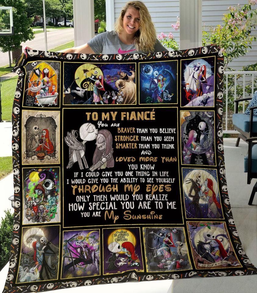 1 Halloween – The Nightmare Before Christmas – To My Fiance – Quilt – LDD0309xCS