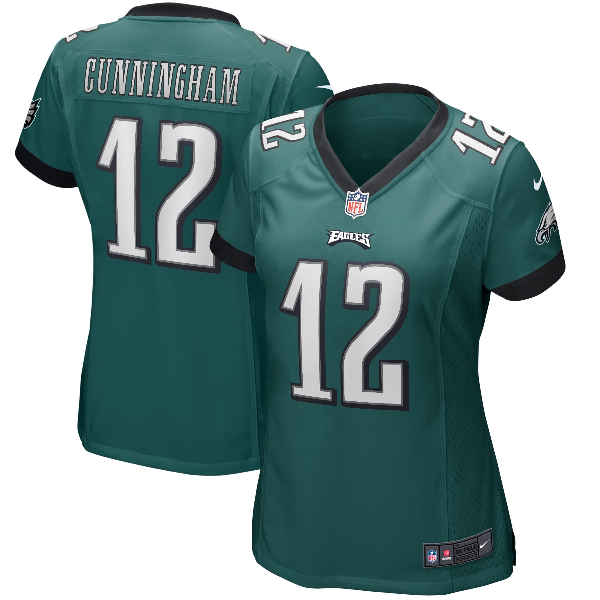 Randall Cunningham Philadelphia Eagles Women's Game Retired Player Jersey – Midnight Green