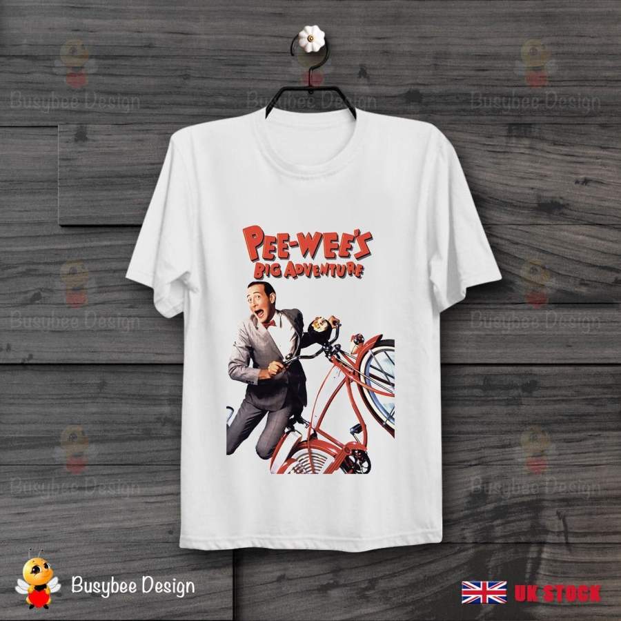 Mens Pee-Wee S Big Advanture Movie Film Poster Retro Cool Vintage T Shirt