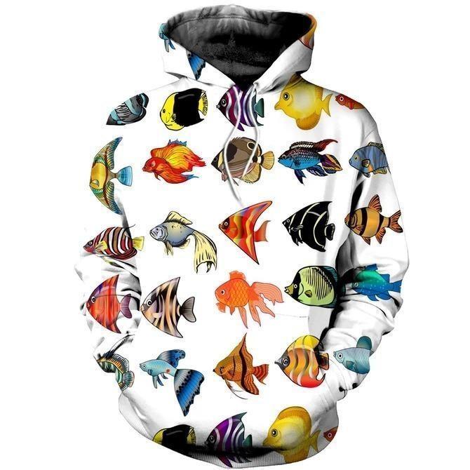 3D Printed Tropical Fish Art Clothes Hc3711