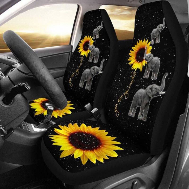 Sunflower Elephant Car Seat Cover VU200707