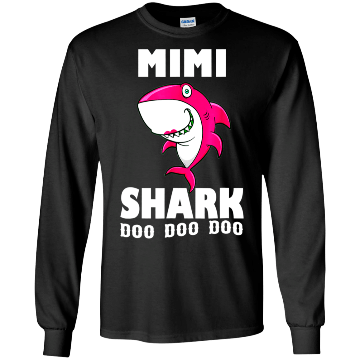 Check out this awesome MIMI Shark Doo Doo Doo – Family Shark Christmas Shirt G240 Gildan LS Ultra Cotton T-Shirt