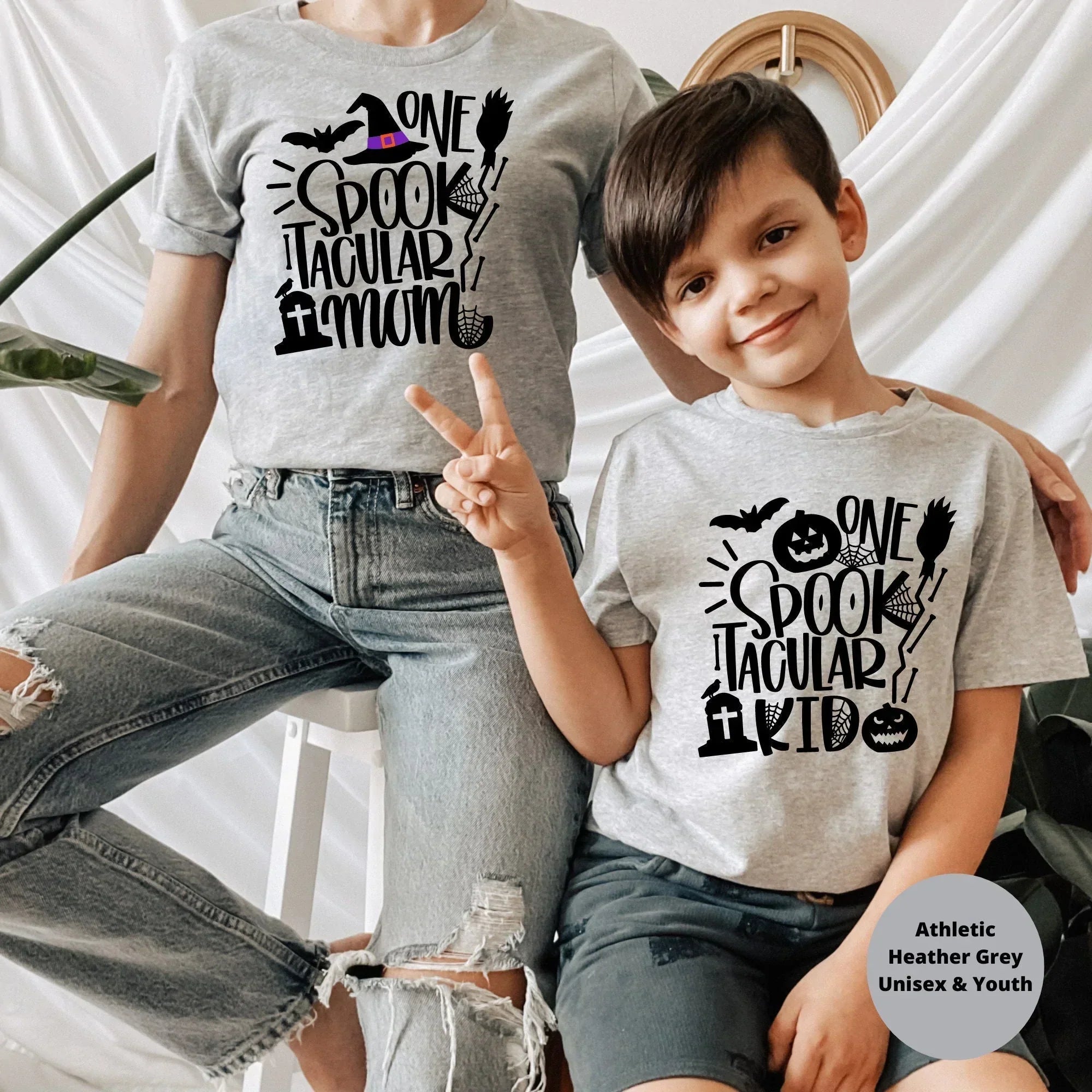 Family Halloween Shirt, Matching Halloween Crewneck, Funny Halloween Party, Cute Halloween Hoodie, Halloween Couples Shirts, Kids Halloween X Halloween Collection 2024 Moderndaydecors Fashion