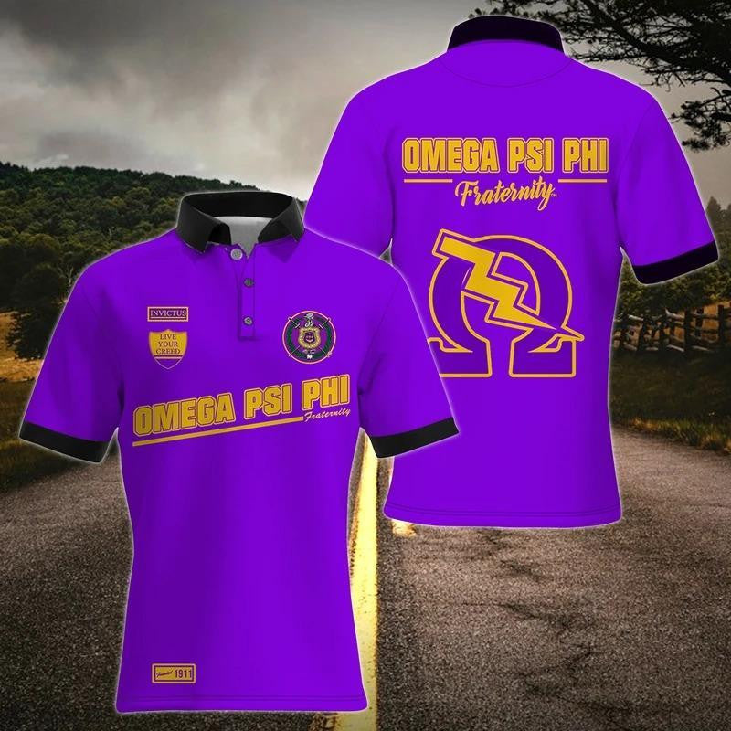 Fraternity Polo – Invictus Omega Psi Phi Polo Shirt