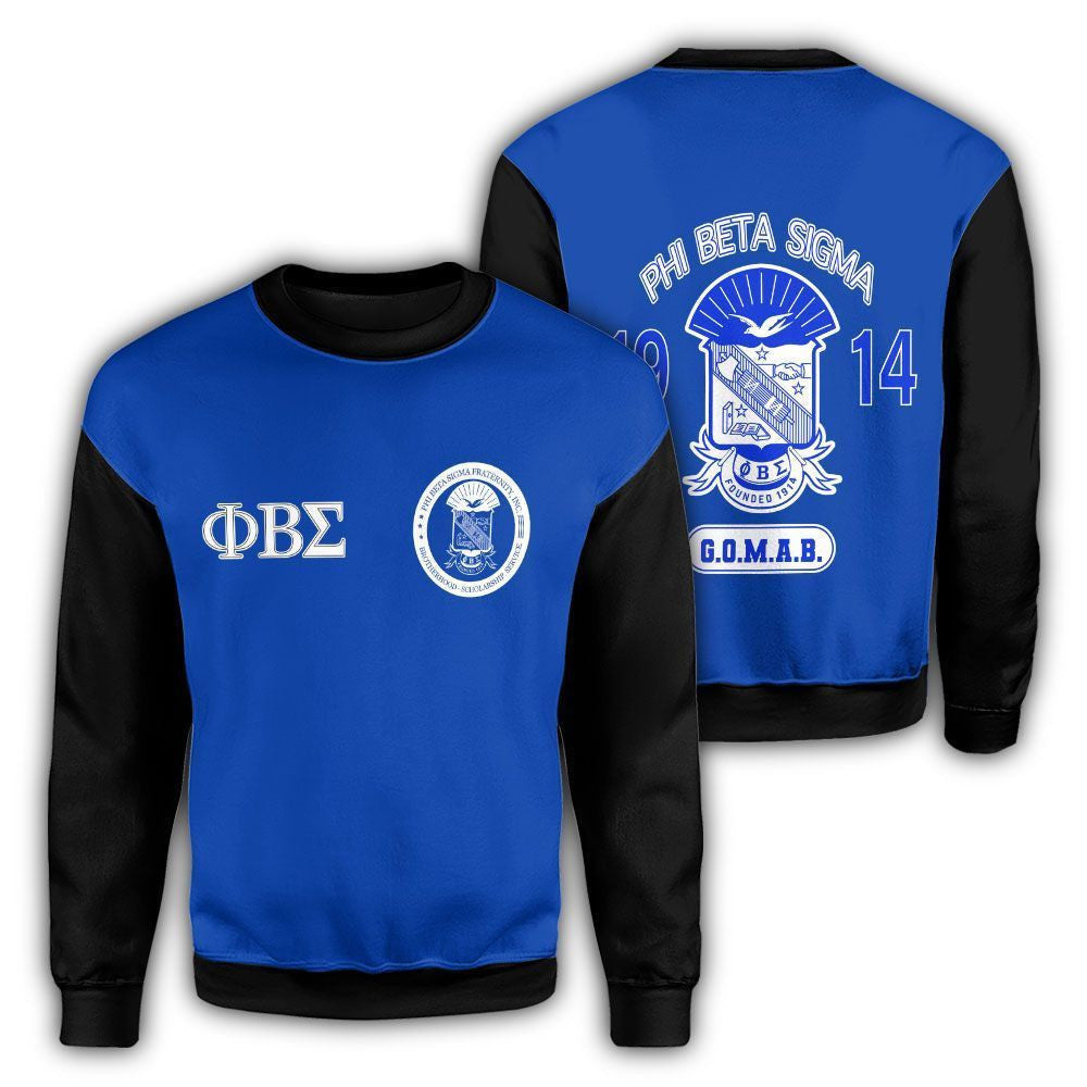 Fraternity Sweatshirt – Gomab Phi Beta Sigma Frat Inc Crewneck Sweatshirt