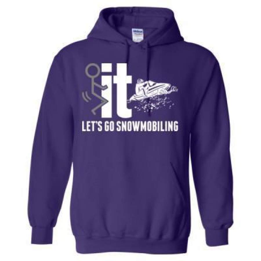 AGR It Lets Go Snowmobiling – Heavy Blend™ Hooded Sweatshirt