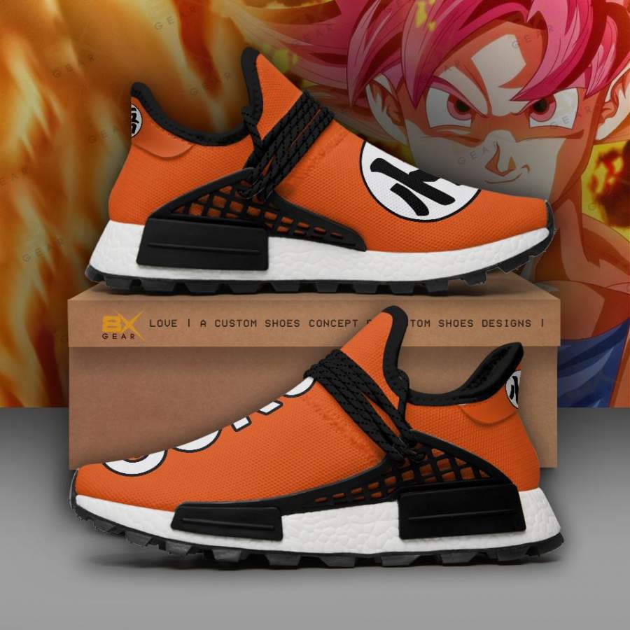 Dragon Ball Shoes Son Goku NMD Sneakers In Orange S12148