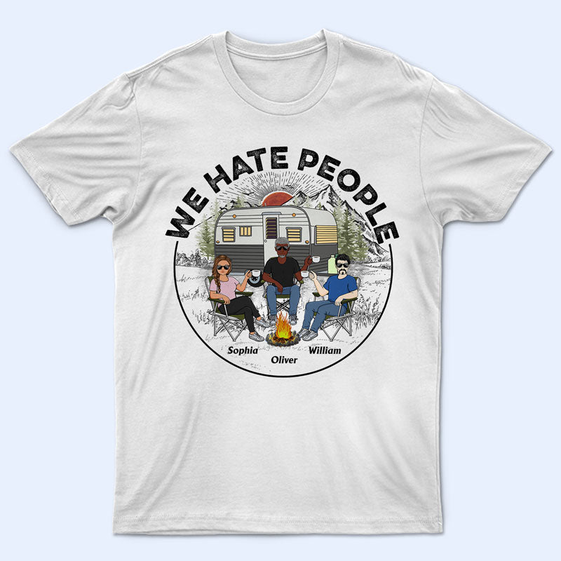 Camping I Hate People – Gift For Camping Lovers – Personalized Custom T Shirt