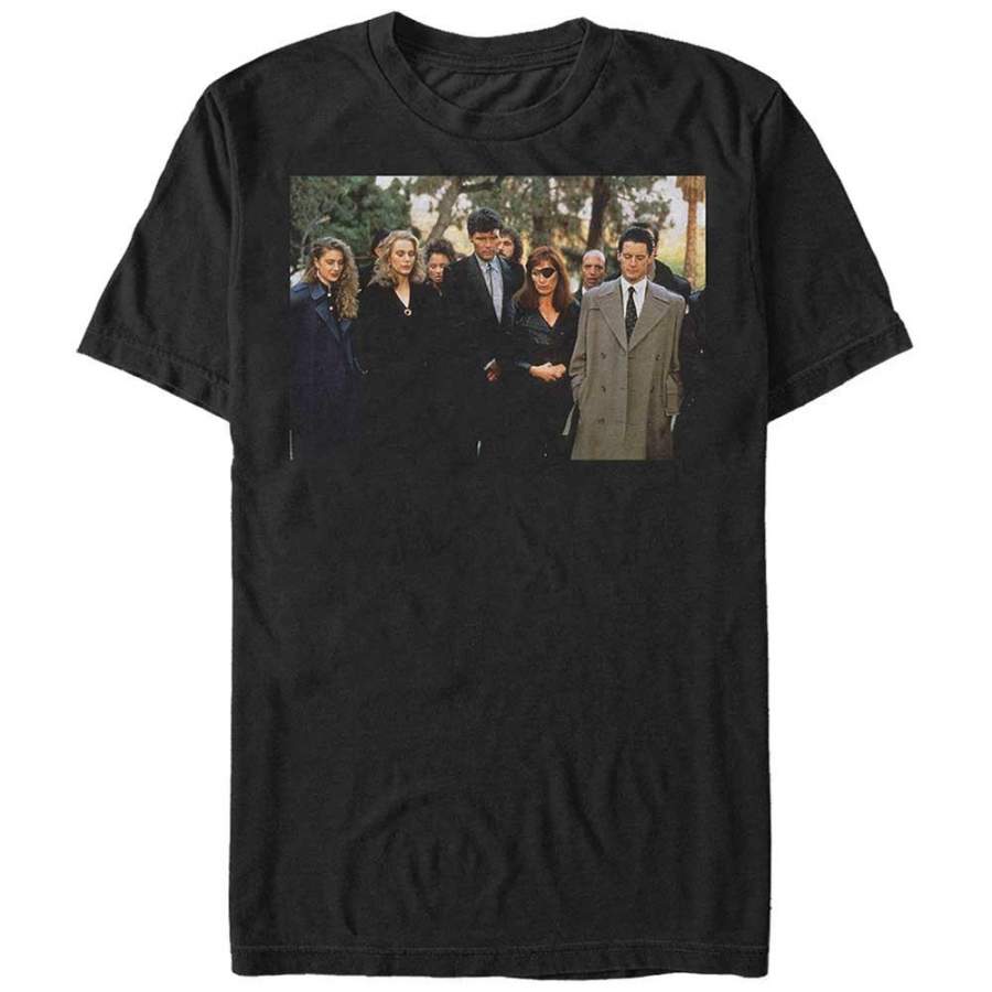 Twin Peaks Men’s Funeral Mourners  T Shirt Black