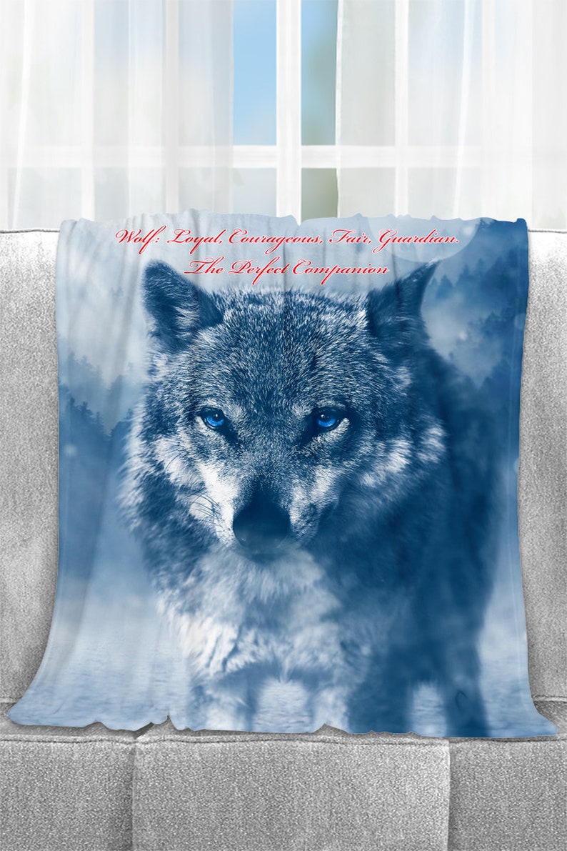 Wolves Throw Blanket, Wolf Lover Blanket, Fun Gift, Wolf In The Night, Wolf Blanket, Wolf Throw Blanket, Fleece Blanket, Sherpa Blanket