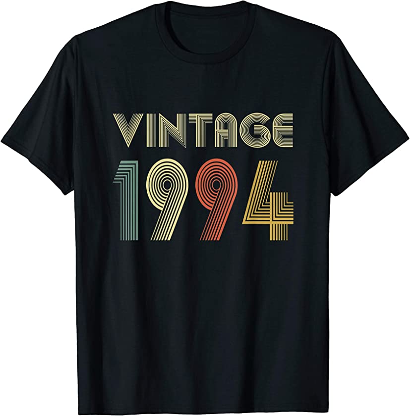 26 Years Old – Made In 1994 – Vintage 26th Birthday T-Shirt