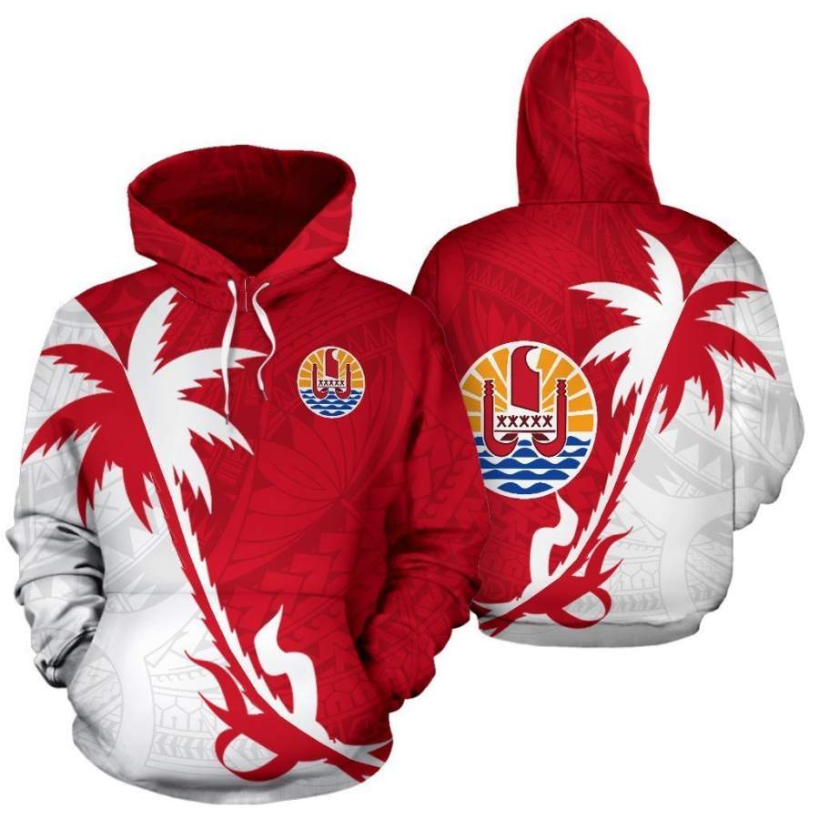 Tahiti Polynesian Coconut Tree Hoodie K4