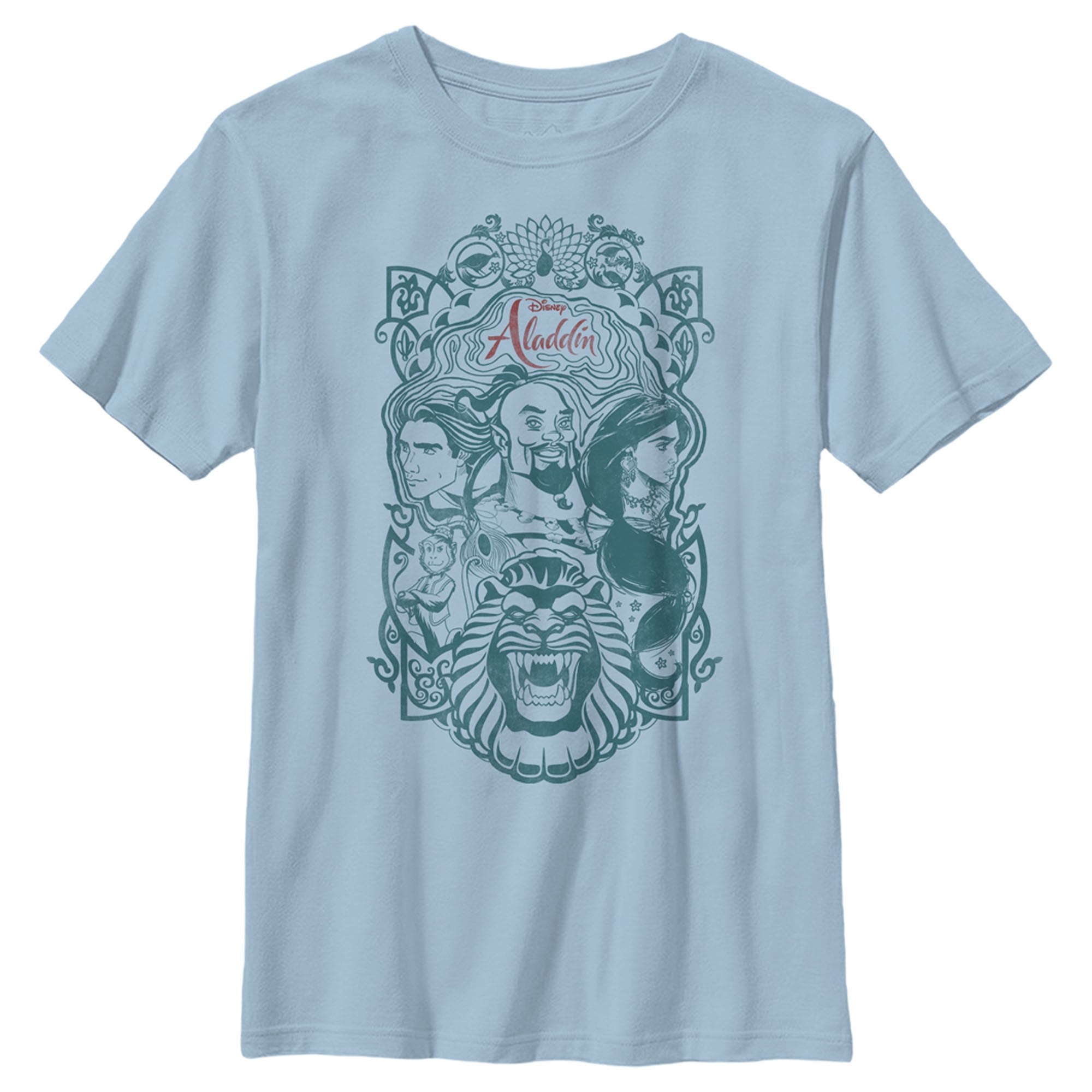 Boy’S Aladdin Ornate Trio Frame T-Shirt