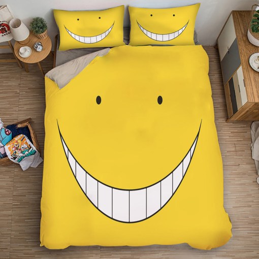 Assassination Classroom Korosensei 5 Duvet Cover Pillowcase Home Decor 3D Bedding Set