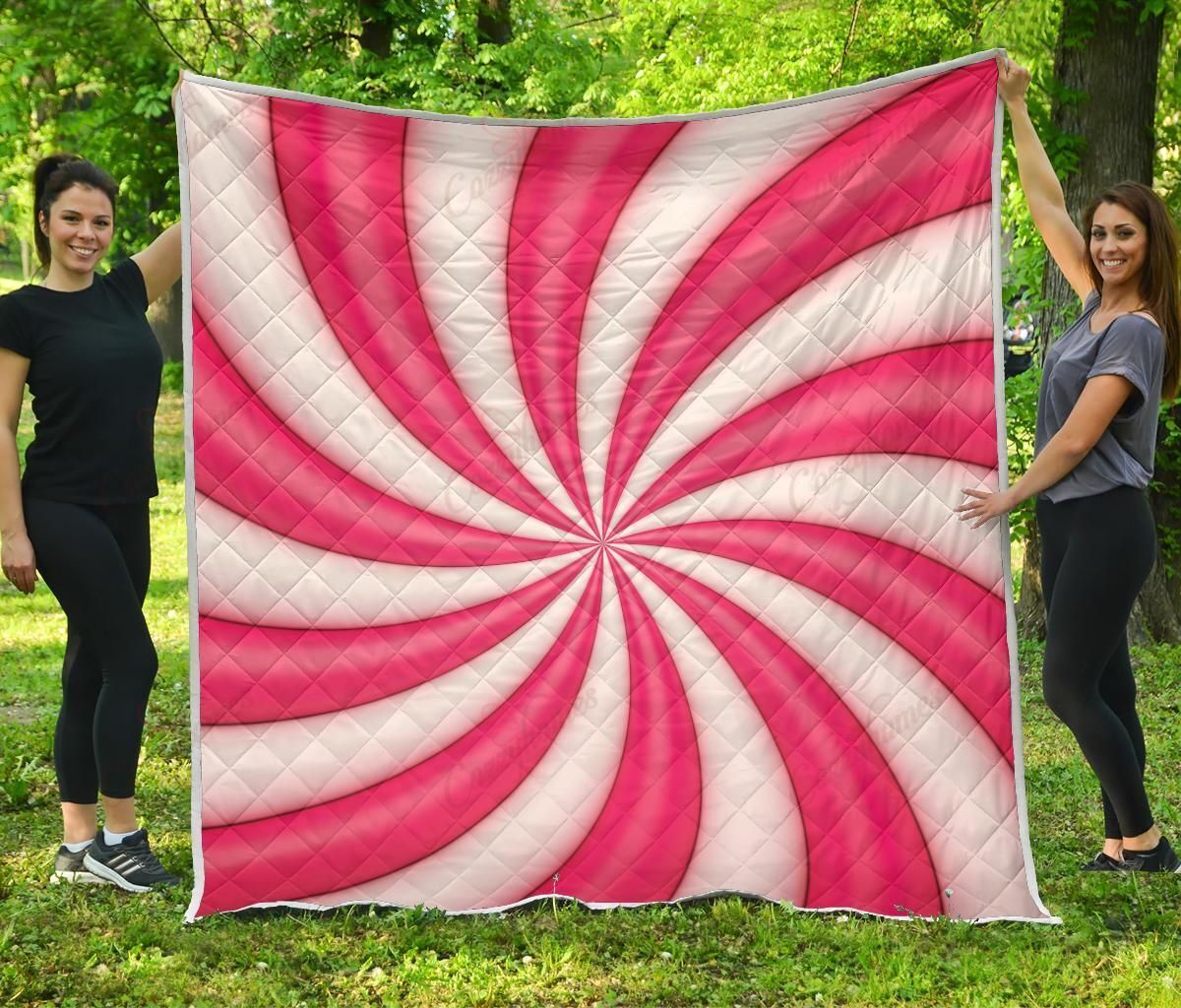 Vortex Twist Swirl Candy XL0104678CL Quilt Blanket