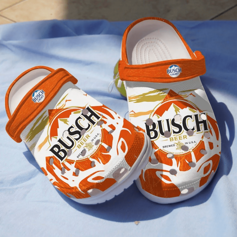 Busch Light Beer Adults Crocband Crocs Clogs Comfortable Shoes For Men Women