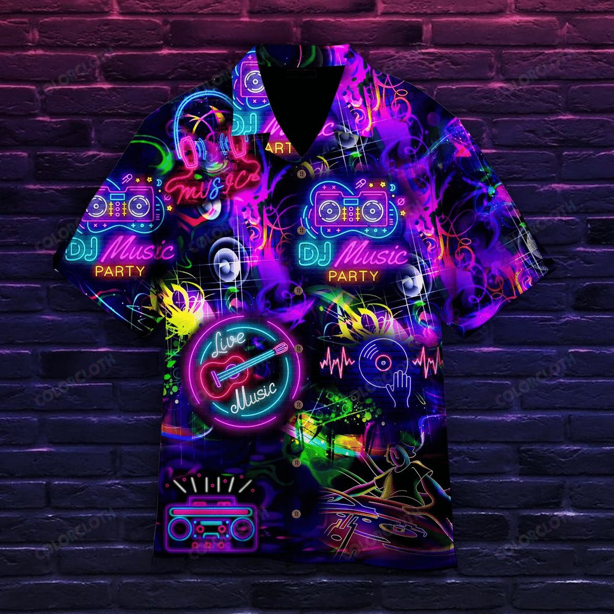 Amazing Dj Neon Music Hawaii Shirt Ha71007