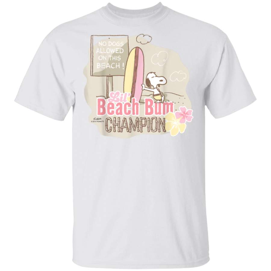 Peanuts Snoopy Lil Beach Bum Champion T-Shirt