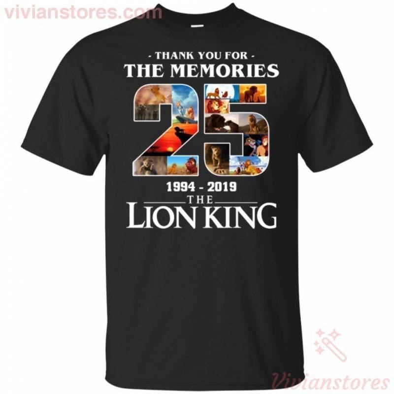 The Lion King Movie 25 Years Anniversary T-Shirt Fan Gift Idea PT06