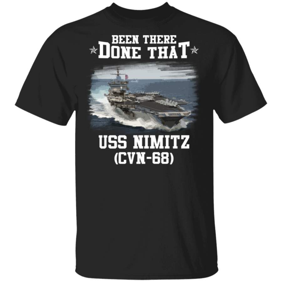 USS Nimitz CVN-68  Veterans Day Christmas Gift T-Shirt