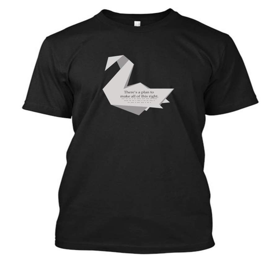 Prison Break Origami Swan Michael Scofield Mens T Shirt