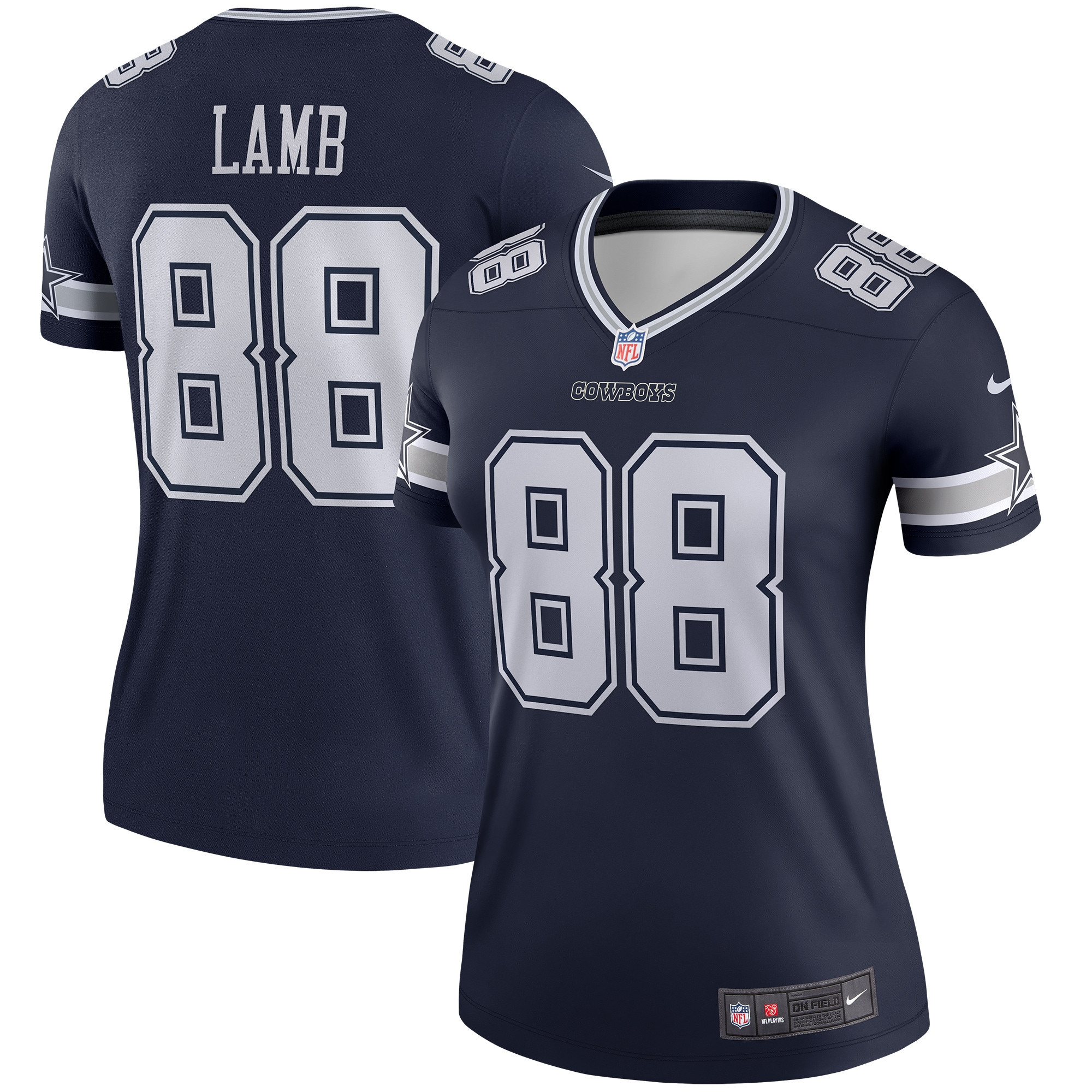 Ceedee Lamb Dallas Cowboys Womens Legend Jersey Navy NFL