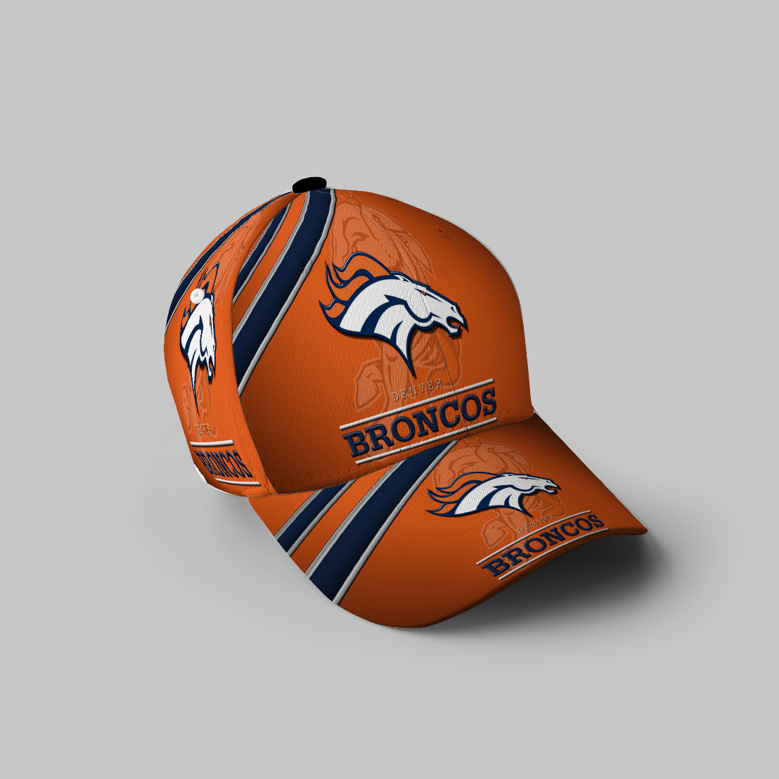 Denver Broncos Emblem V53 3D Printing Baseball Cap Classic Hat