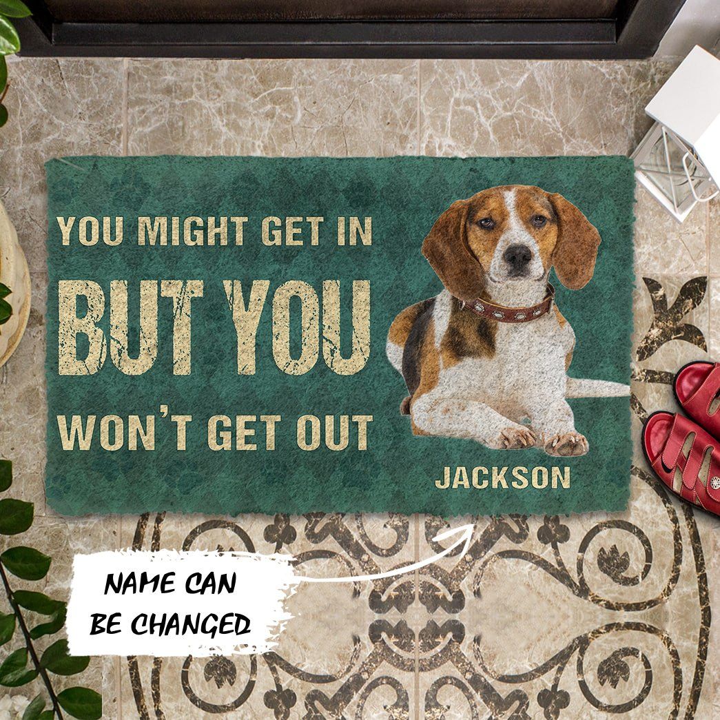 3D Keep Door Closed Beagles Dog Custom Gender Doormat