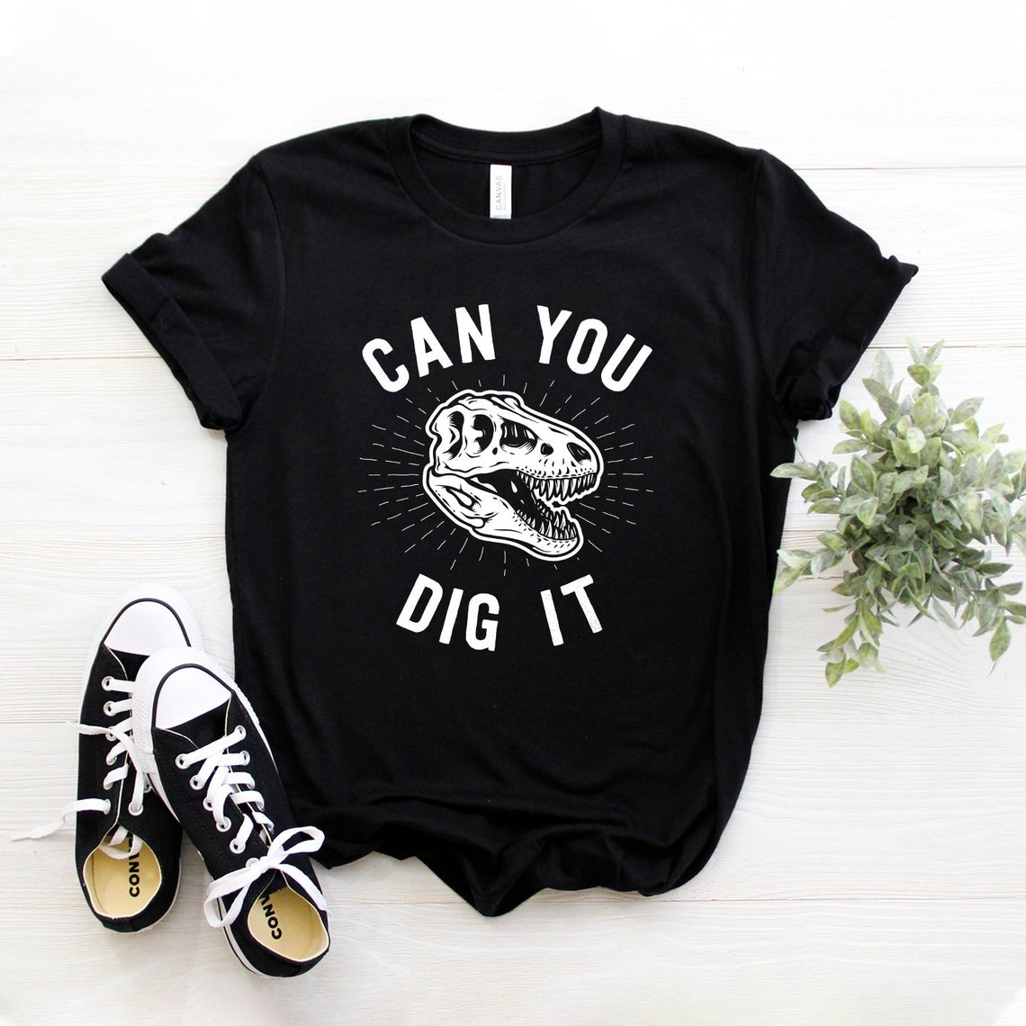 Paleontology T-Shirt , Geology Shirt , Archaeology Shirt , Can You Dig it Dinosaur Tshirt , Dino T-Rex Unisex T-Shirt