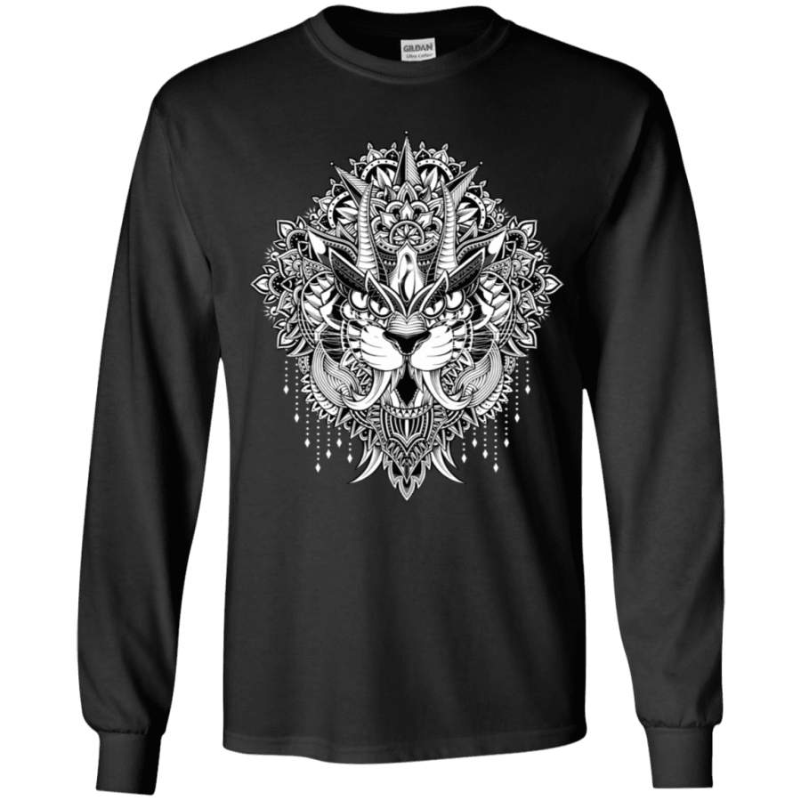 Tiger Mandala Youth Long Sleeve T-Shirt