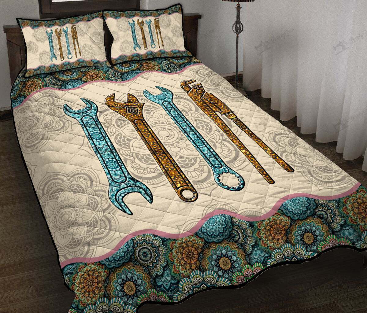 Wrench Set Mechanic Quilt Bed Set & Quilt Blanket BIE21031902-BIQ21031902