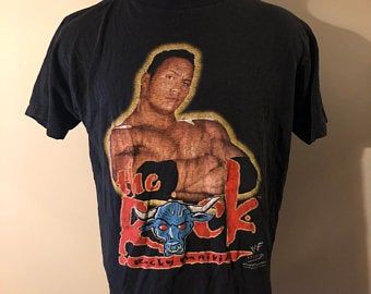 Vintage Wwf Wwe Rocky Maivia Shirt The Rock 90s 1343