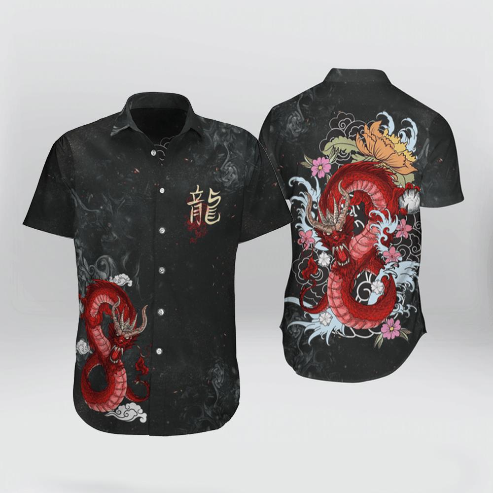 Japanese Dragon Hawaii Shirt For Men Women Ha81464