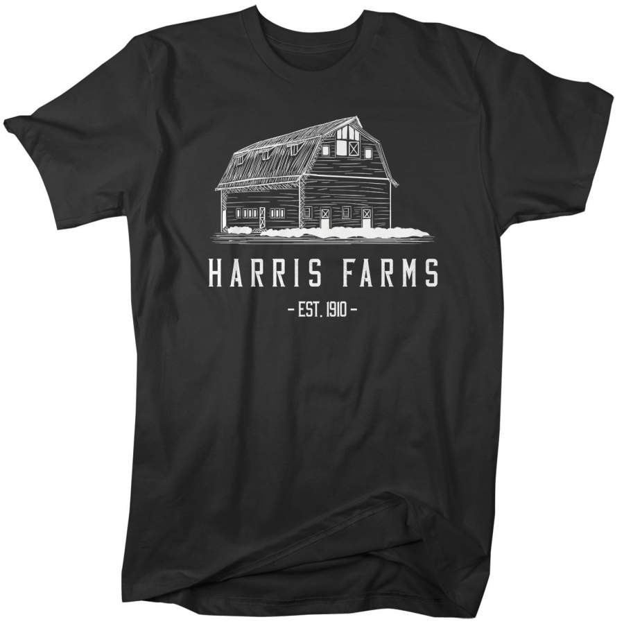 Men’s Personalized Farm T Shirt Minimalist Shirt Barn Shirt Custom Farm Shirt Farmer Shirt Farmer Gift Idea Tshirt