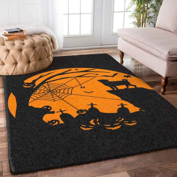 Pug Dog Halloween Rug RCDD81F36459