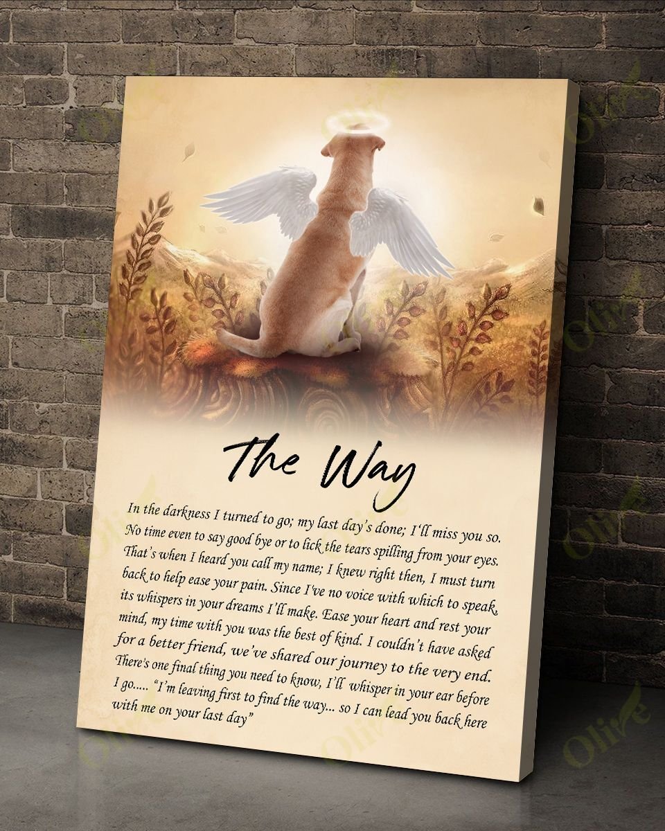 Labrador – The Way Canvas And Poster | Wall Decor Visual Art