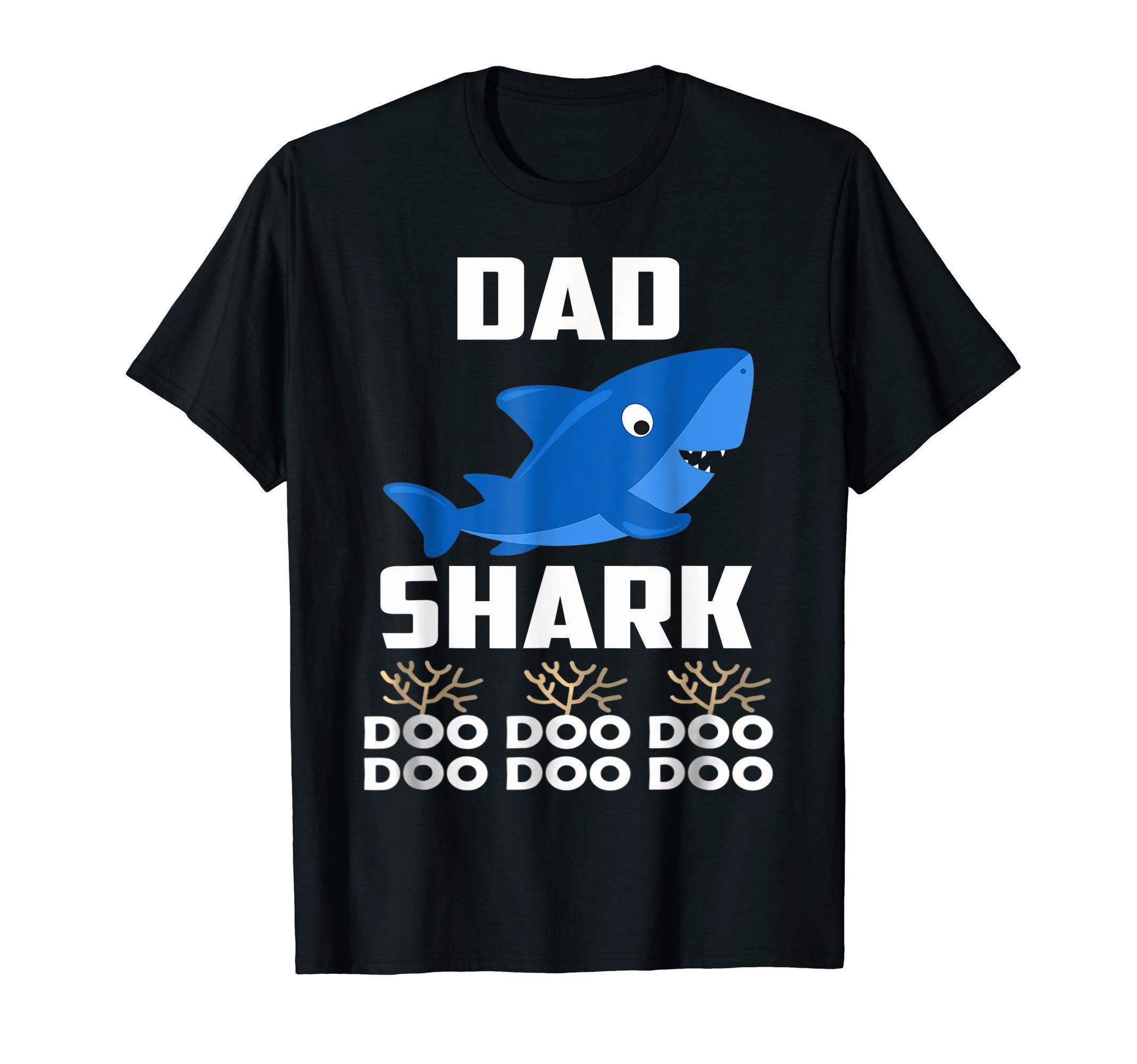 Dad Shark Shirt Fathers Day Gift From Wife Son Daughter